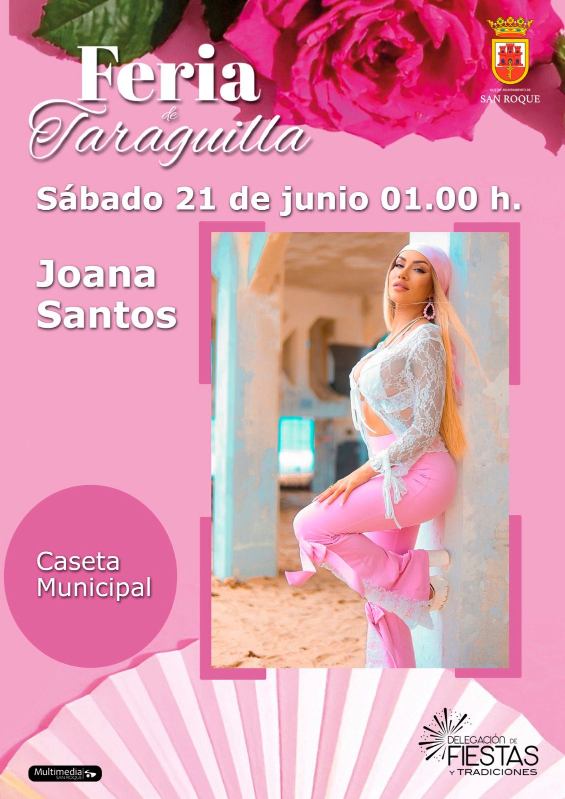 Joana Santos estará en la Feria de Taraguilla.