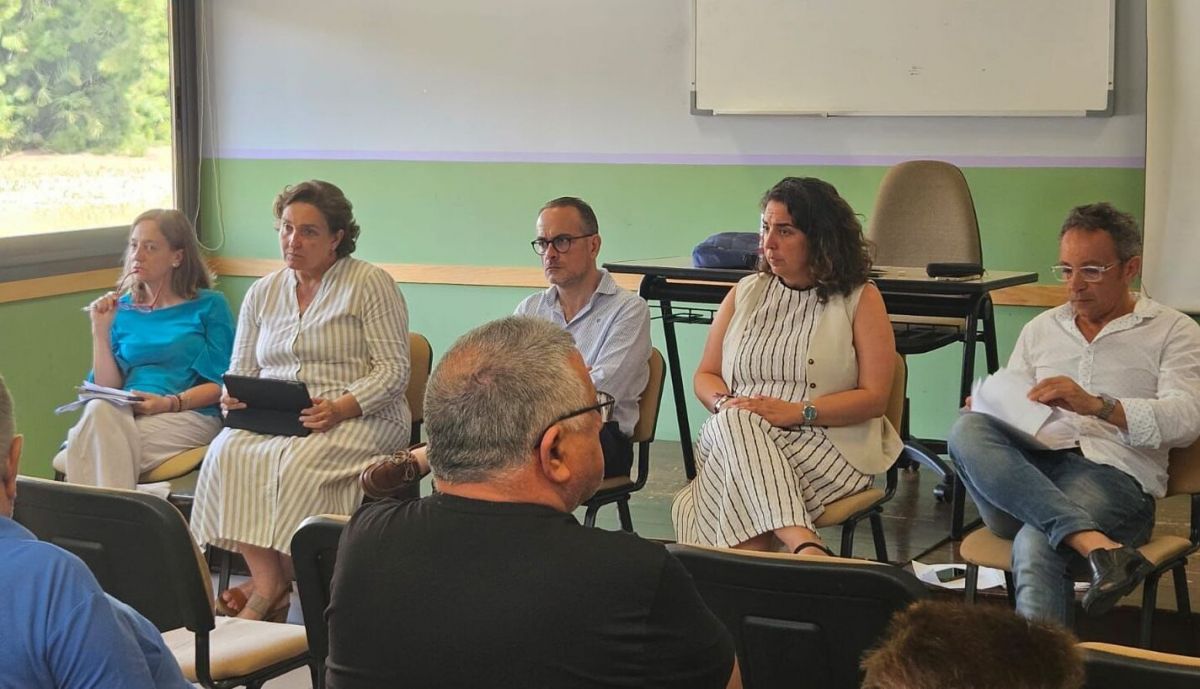 Imagen de la reunión mantenida este miércoles en La Asunción.