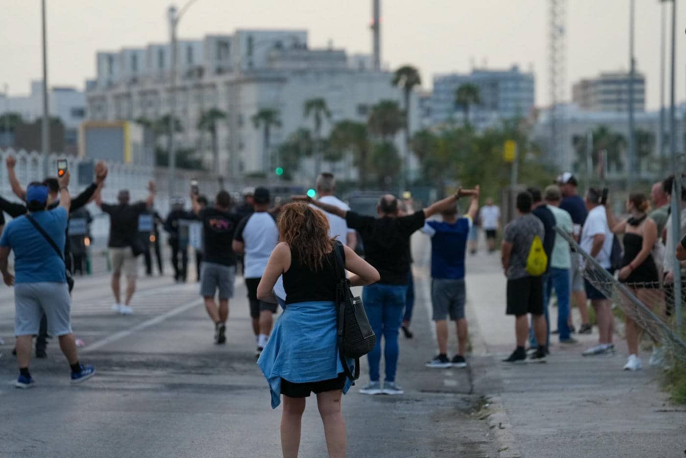 Imagen de la huelga del metal. Imagen de la huelga del metal.