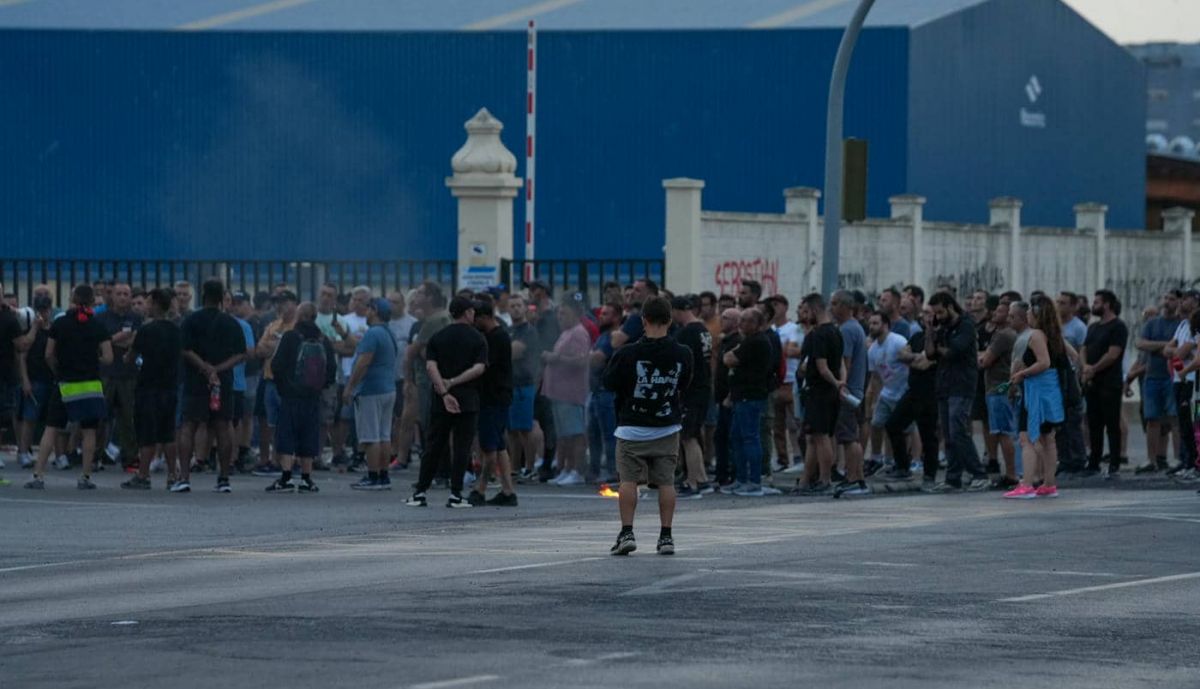 Manifestación del metal   Navantia Cádiz protestas alcalde segundo dia