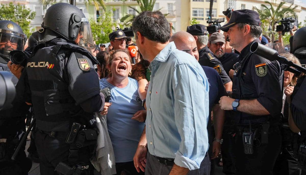 Manifestación del metal   Navantia Cádiz protestas alcalde segundo dia