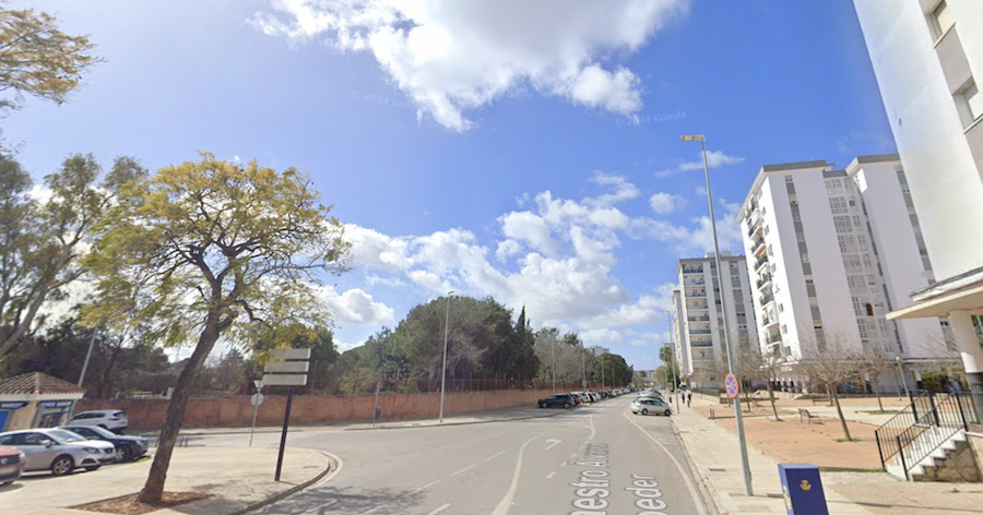 La calle del Polígono San Benito donde fue pillado el ladrón