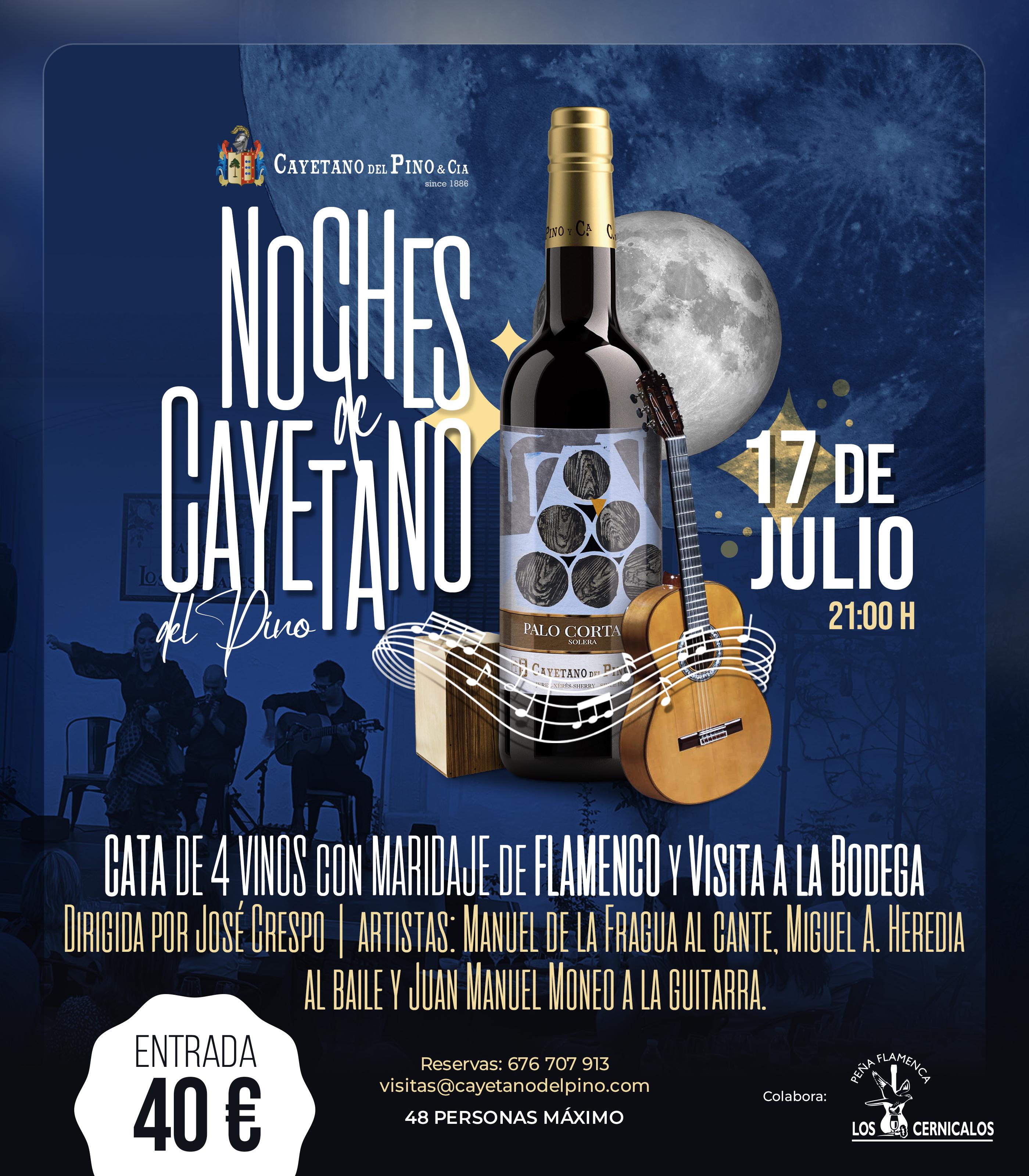 Cartel de las Noches de Cayetano del Pino 2025.