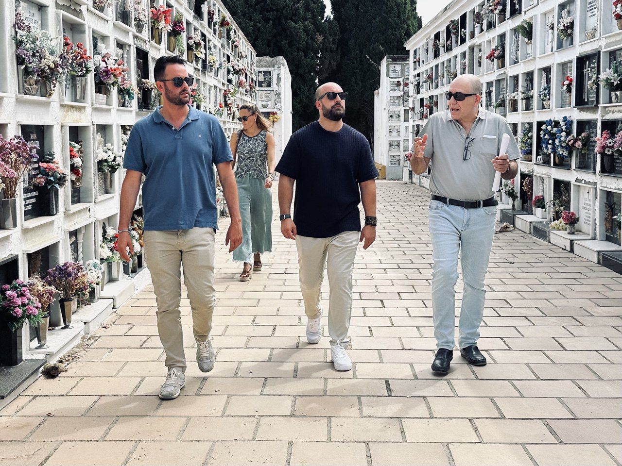 Obras en el cementerio de El Puerto.