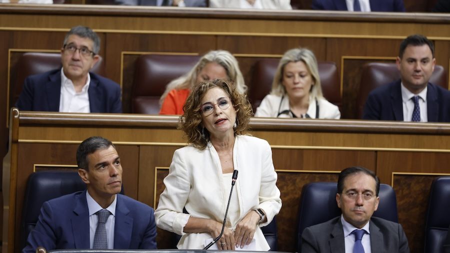 La vicepresidenta del Gobierno, María Jesús Montero