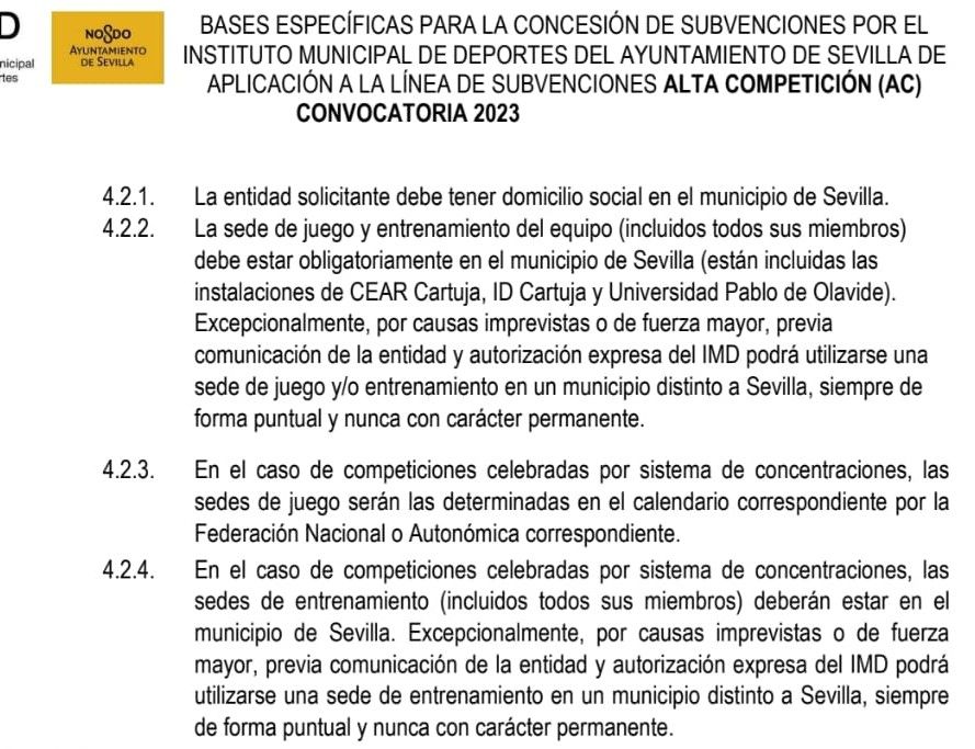 Los requisitos en 2023.