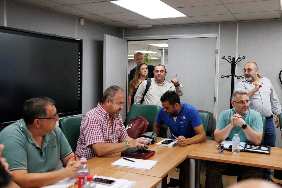 Un momento de las reuniones del sector del metal.