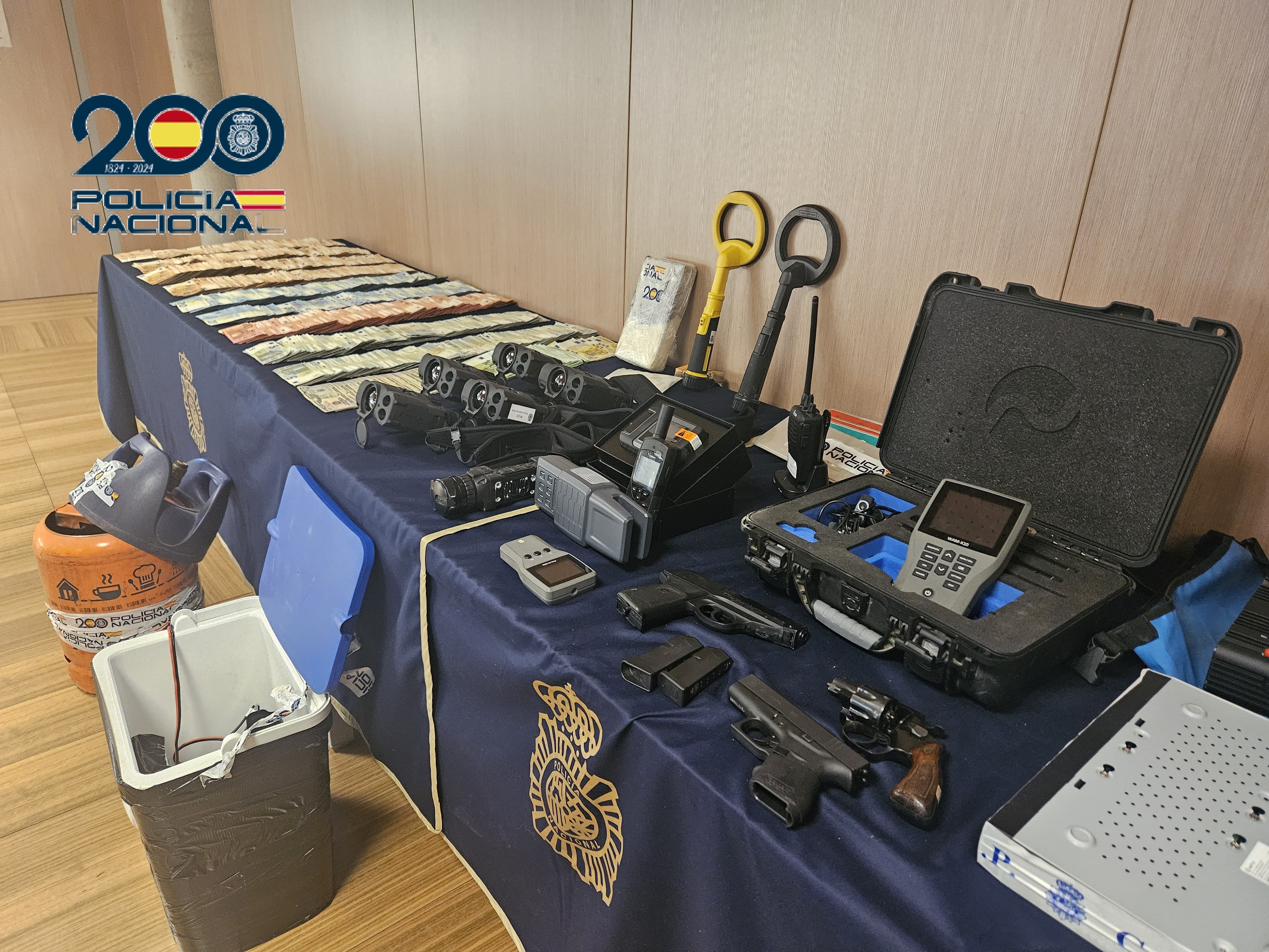 Operación contra el narcotráfico en el Guadiana.