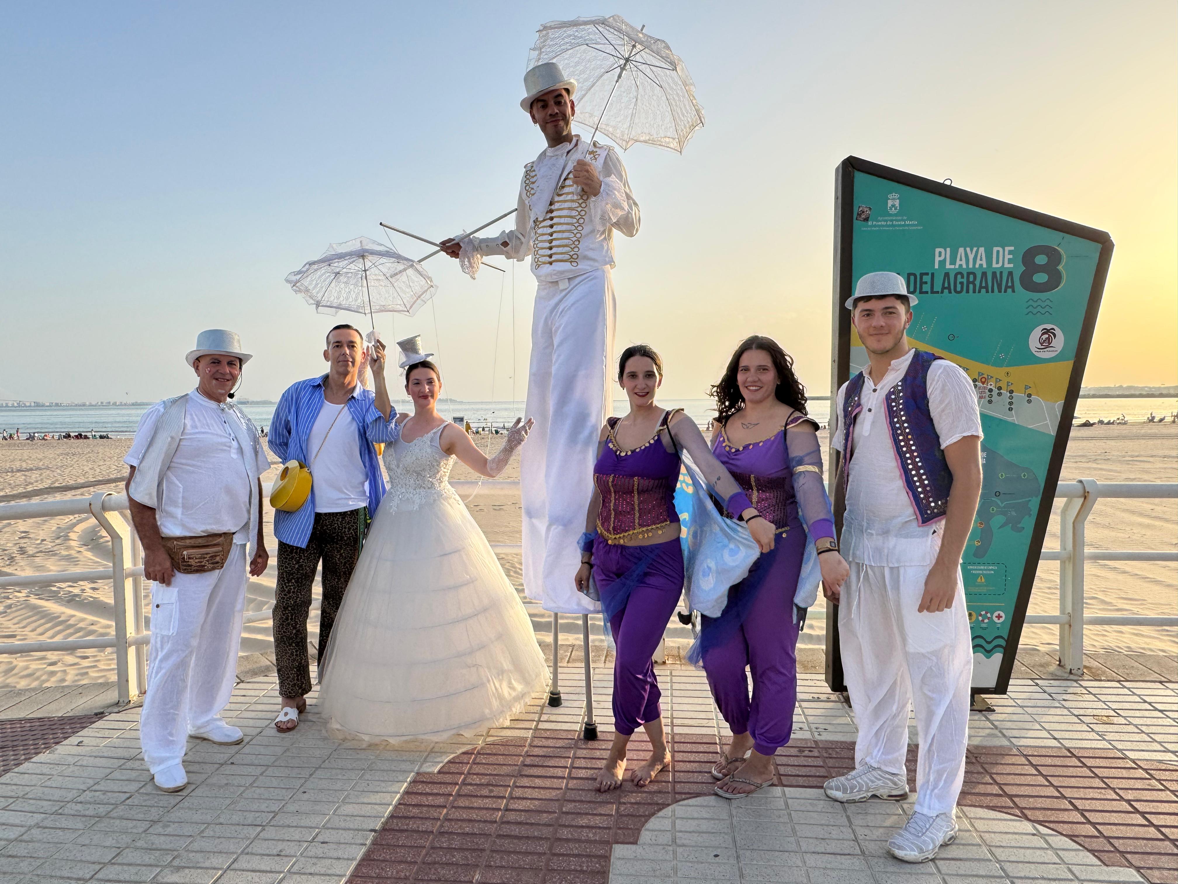 Inauguración del Mercado de Las Noches Mágicas de San Juan en El Puerto.