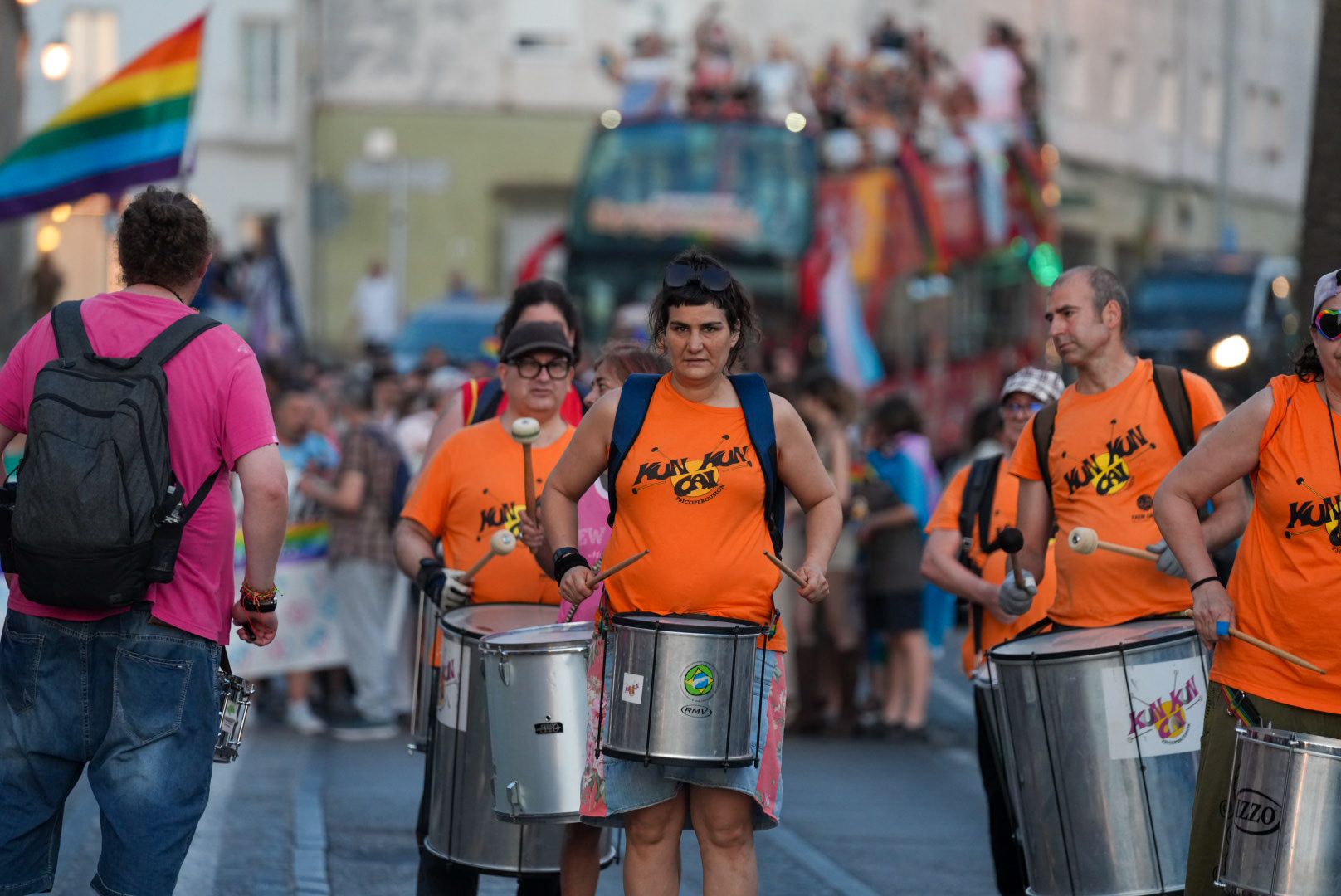 Batucada animando las calles.