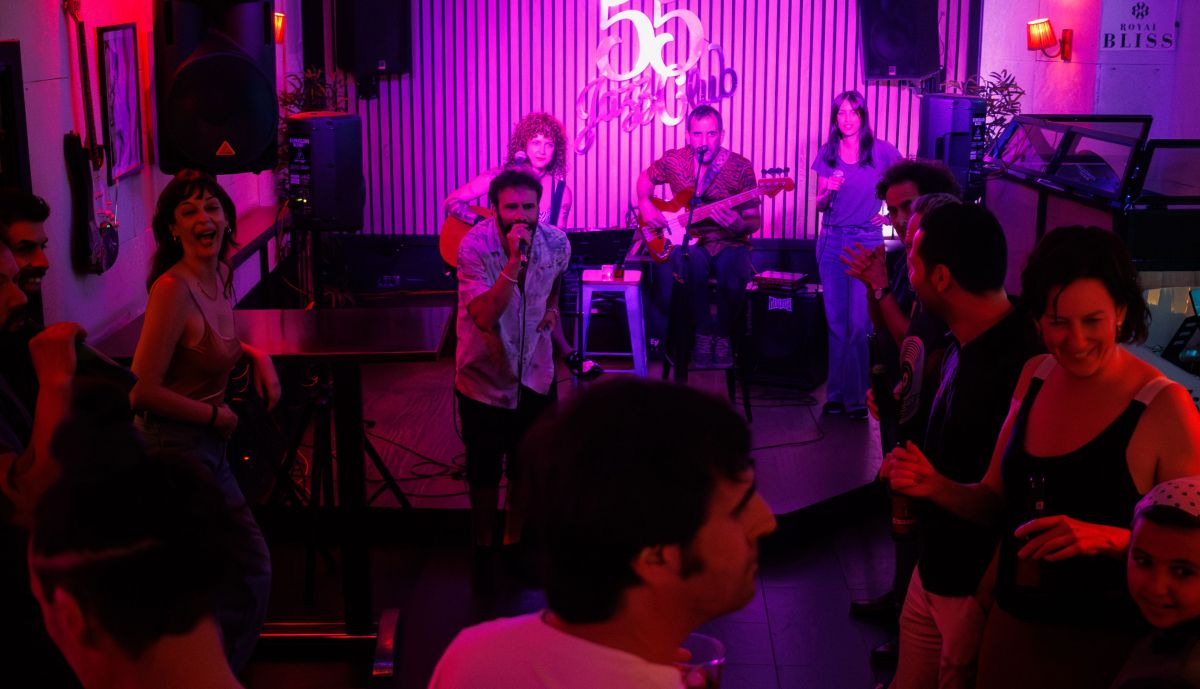 Una actuación de El Canijo de Jerez en 55 Jazz Club en el centro de Jerez, en una imagen reciente.