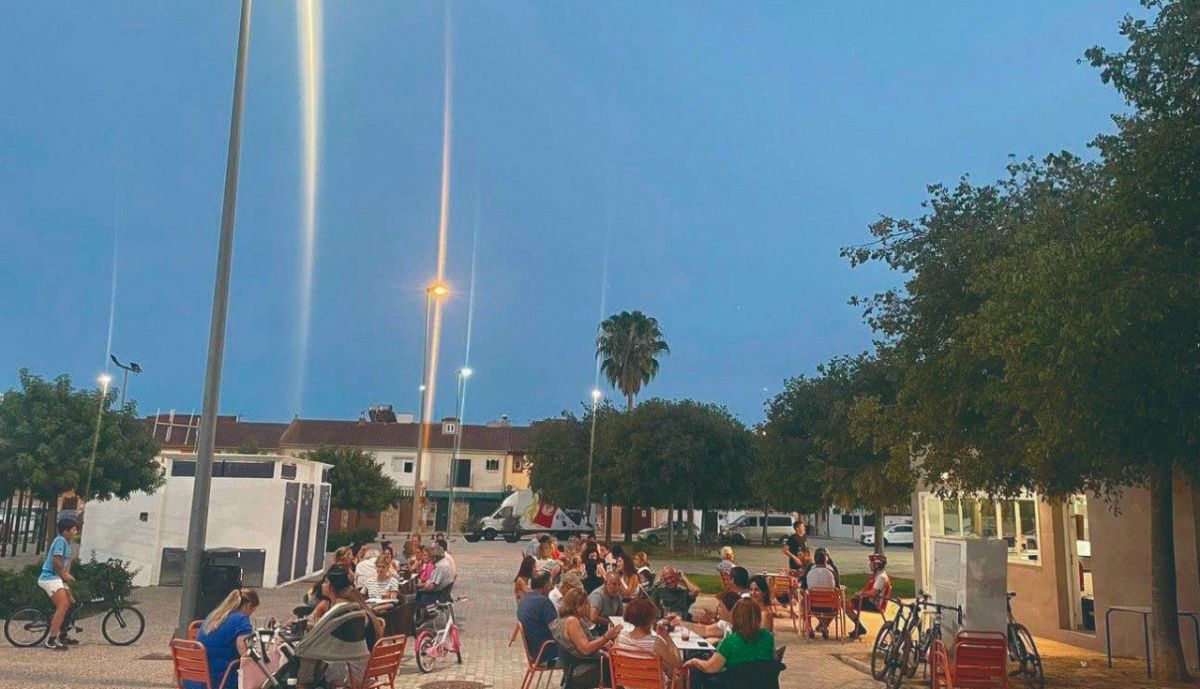 Terraza del Skate Bar de Guadalcacín.