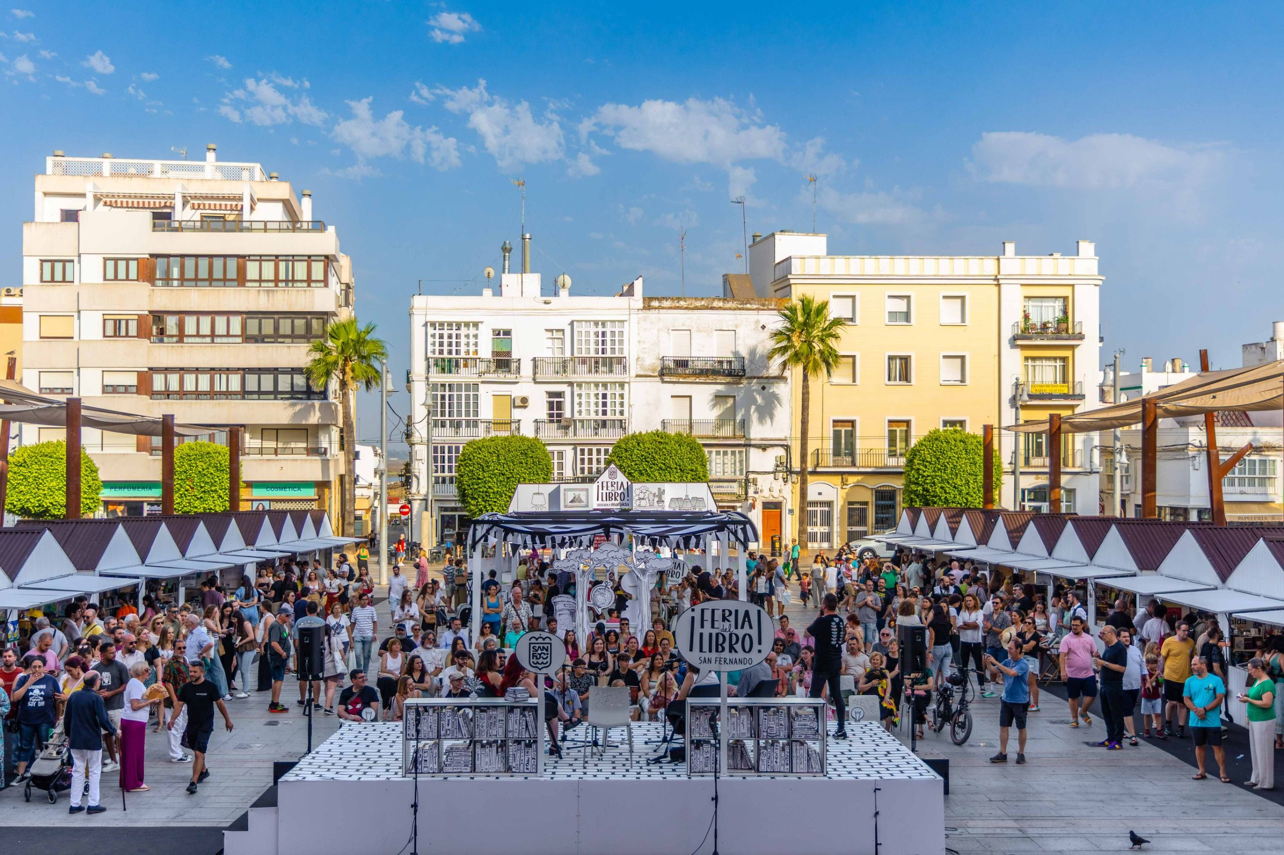 Imagen de la Feria del libro de San Fernando.