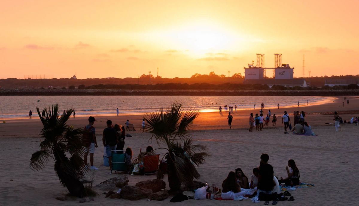ATARDECER PLAYA VALDELAGRANA EL PUERTO VERANO SAN JUAN 2