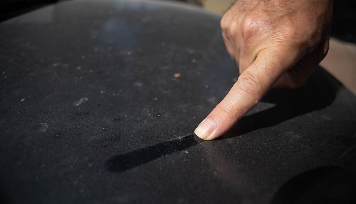 Los vehículos están sucios todo el día.