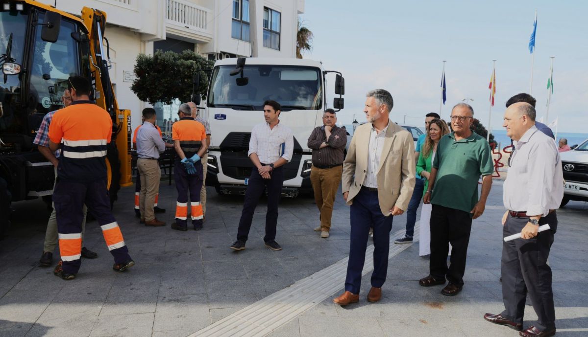 Presentación de la maquinaria en Rota