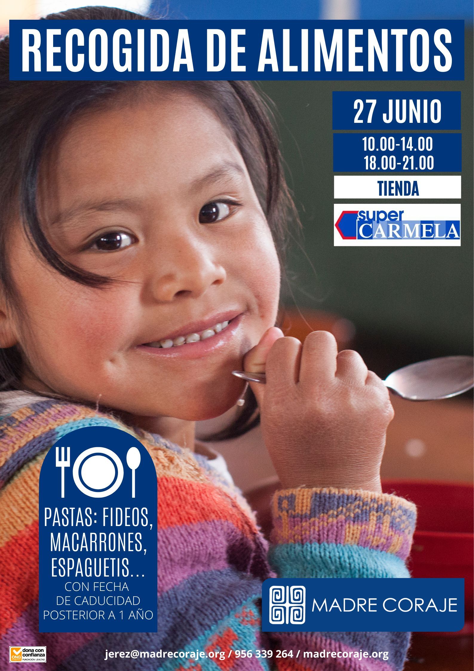 Recogida de alimentos Super Carmela