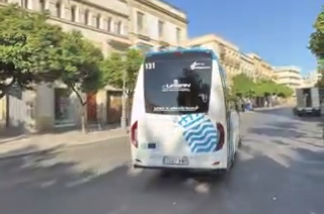 Nuevo autobús de Jerez. Nuevo autobús de Jerez.