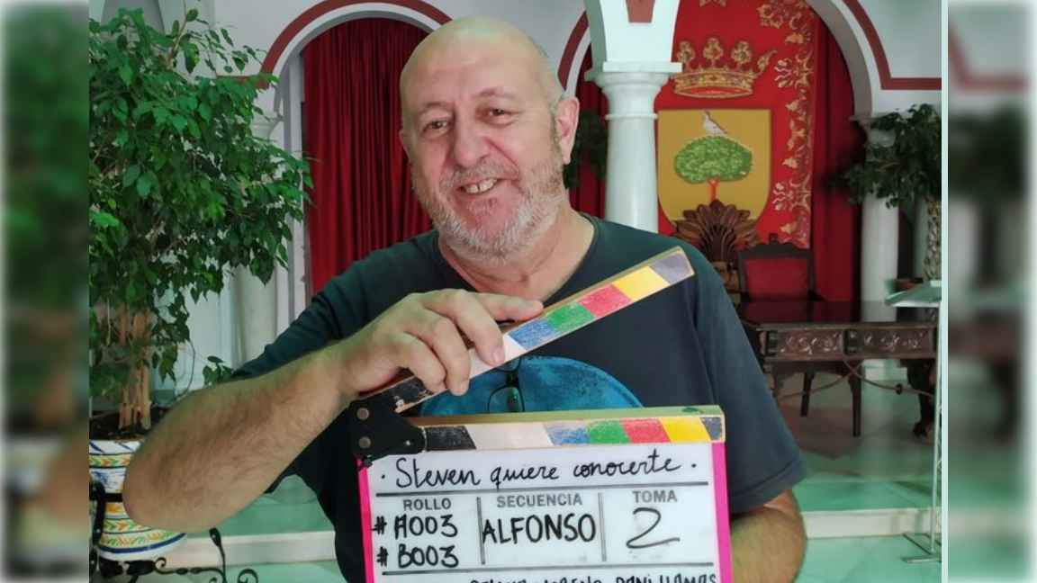 Alfonso de la Torre, en el Ayuntamiento de Trebujena.