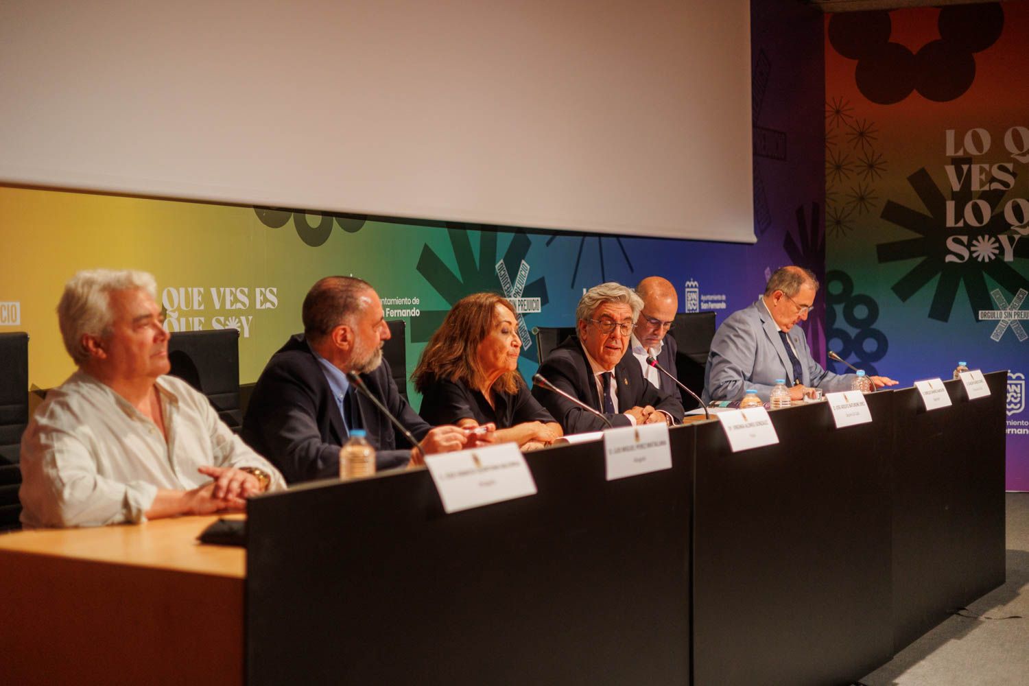 La mesa de la jornada formativa organizada por el Colegio de Abogados