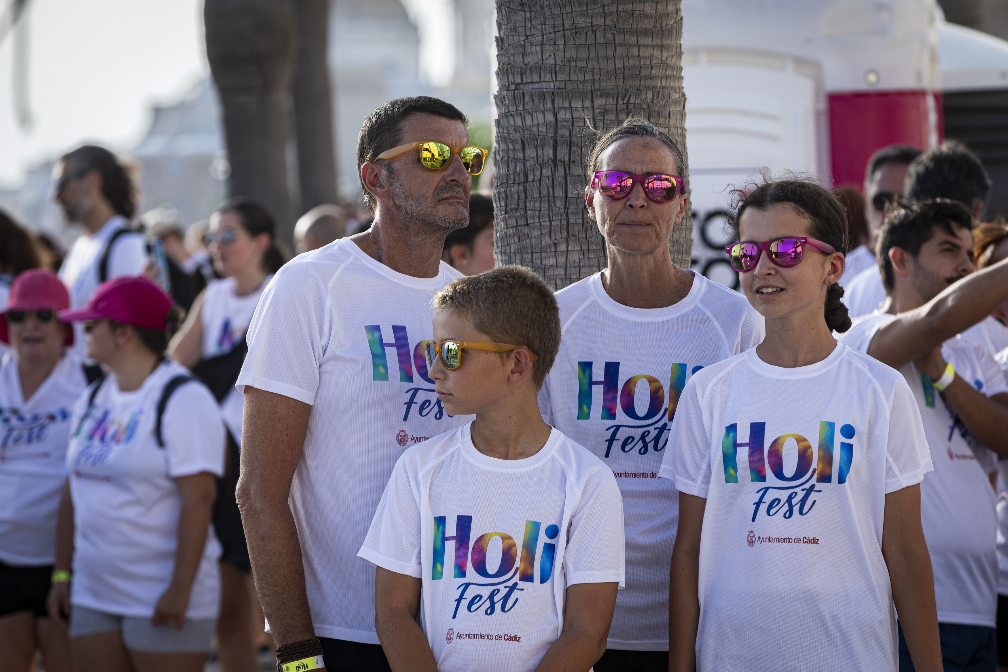 Las divertidas imágenes de la Holi Fest de Cádiz.