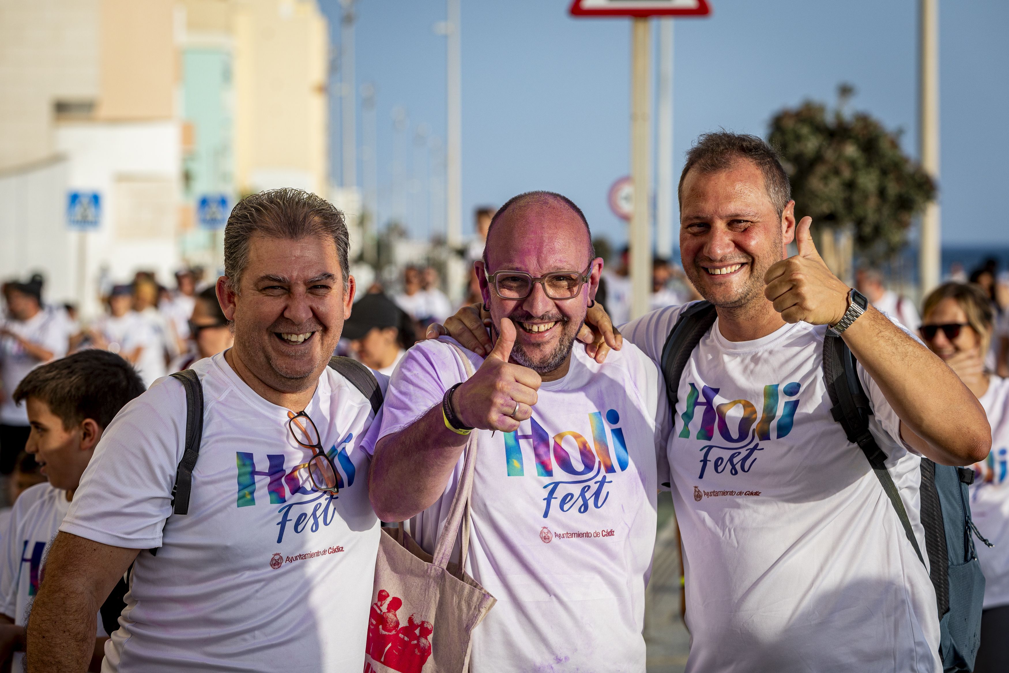 Las divertidas imágenes de la Holi Fest de Cádiz.