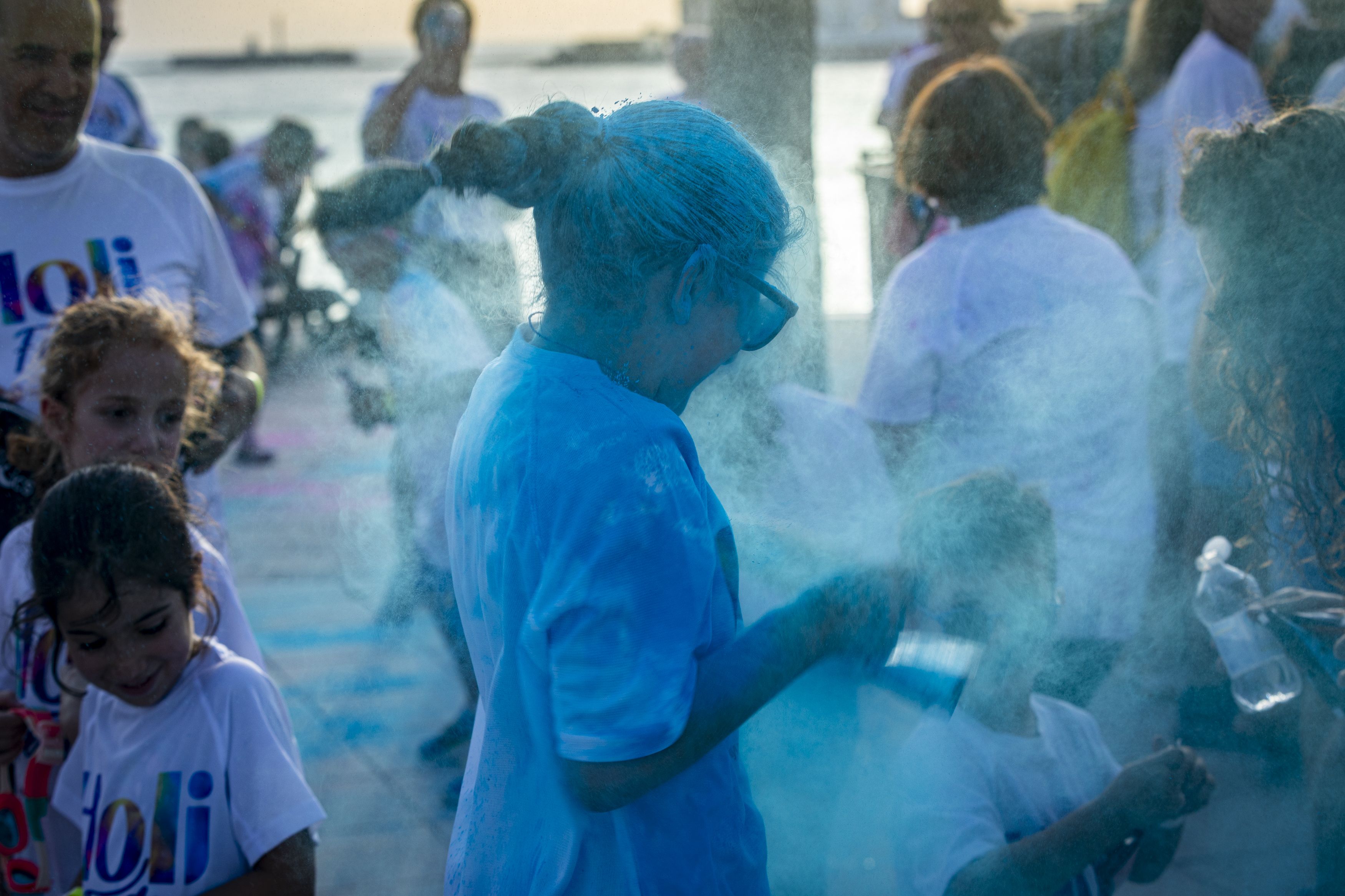 Las divertidas imágenes de la Holi Fest de Cádiz.