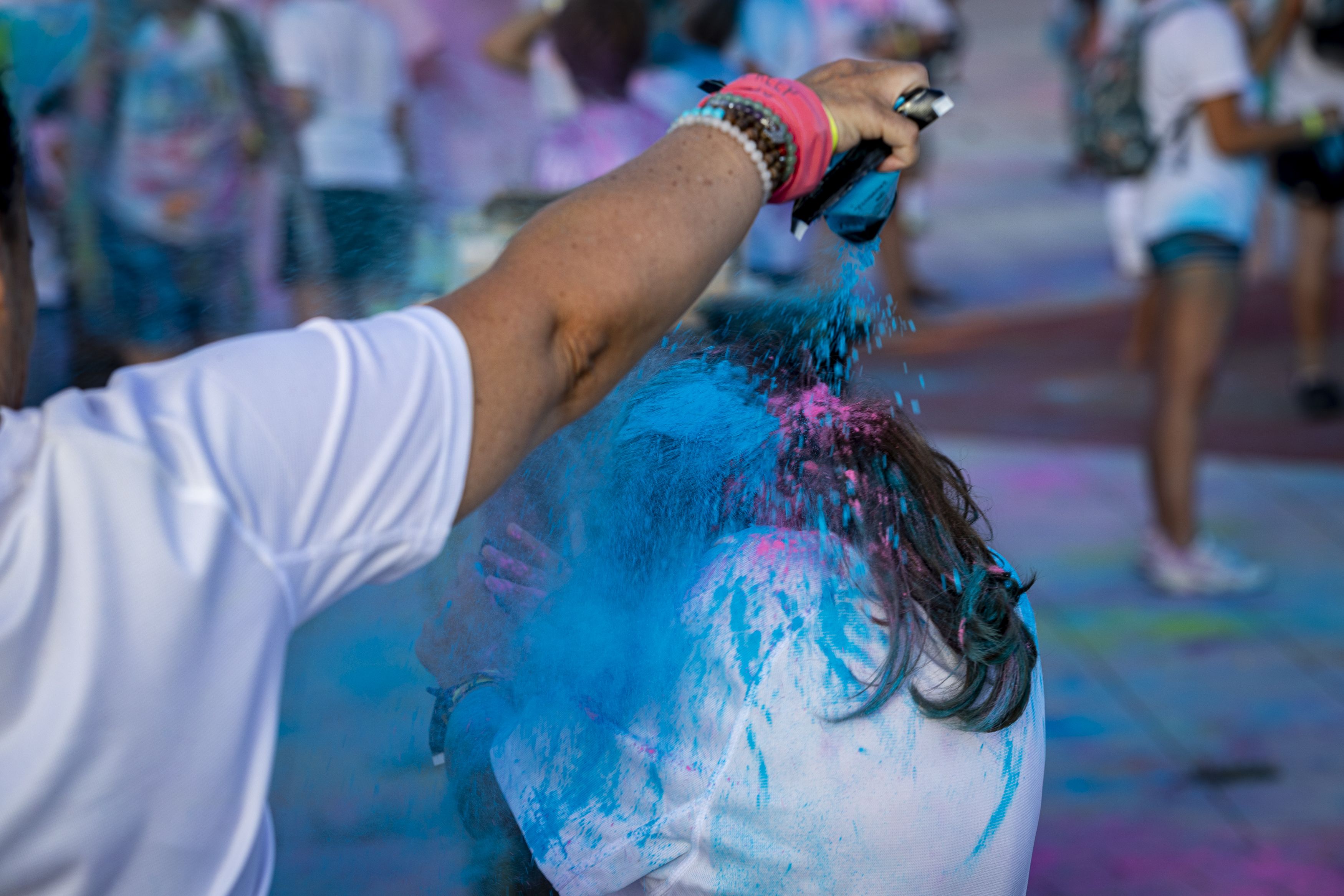 Las divertidas imágenes de la Holi Fest de Cádiz.