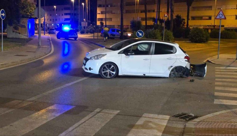 Una imagen de cómo quedó uno de los vehículos