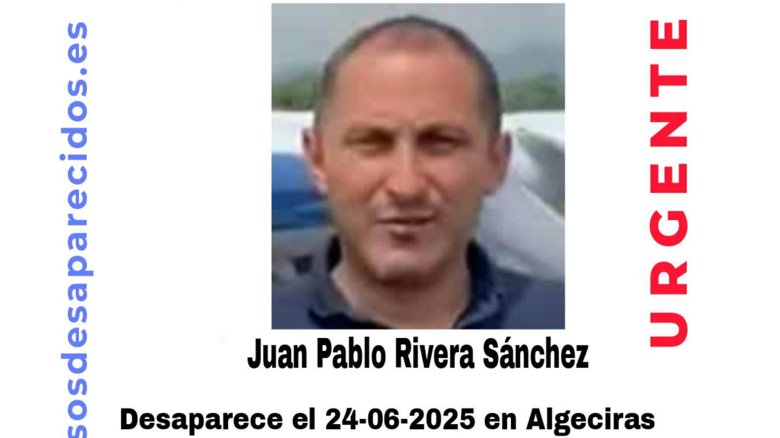Buscan a Juan Pablo, desaparecido en Algeciras.
