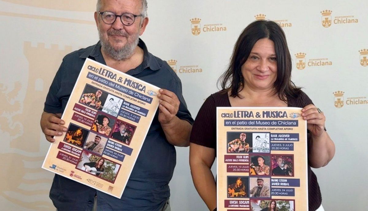 Presentación de los conciertos en Chiclana.