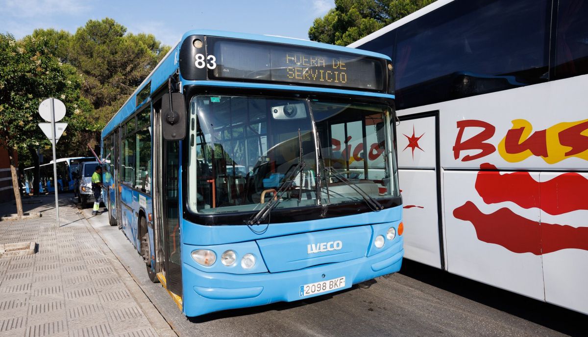 Un autobús urbano de Jerez.