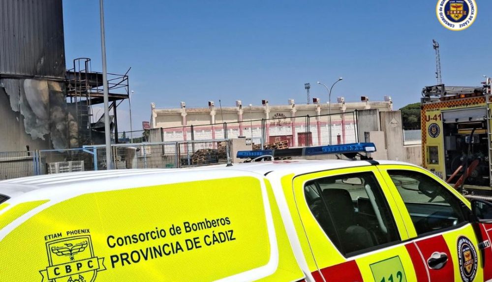 Intervención de los bomberos en El Puerto