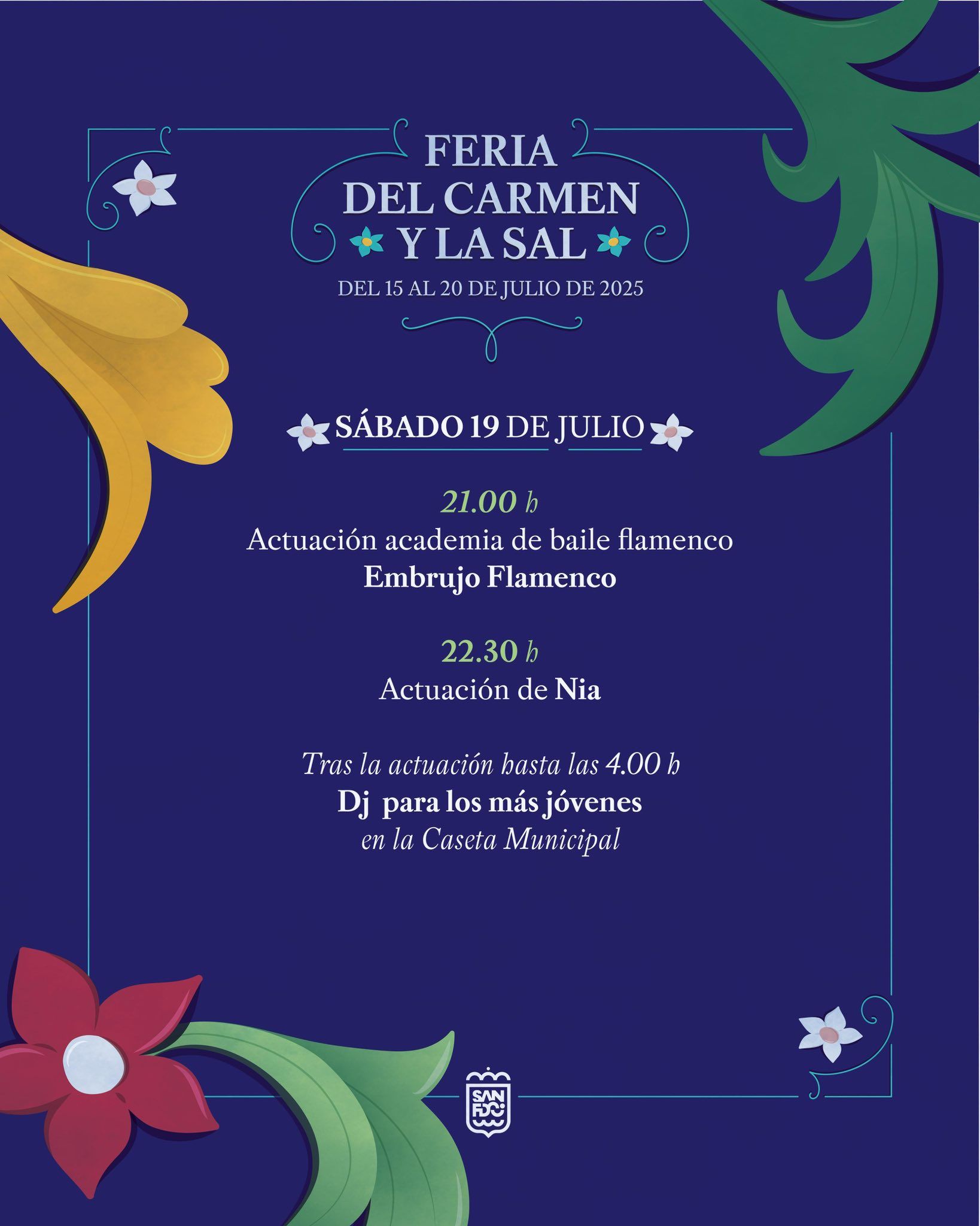 Programación sábado 19 de julio