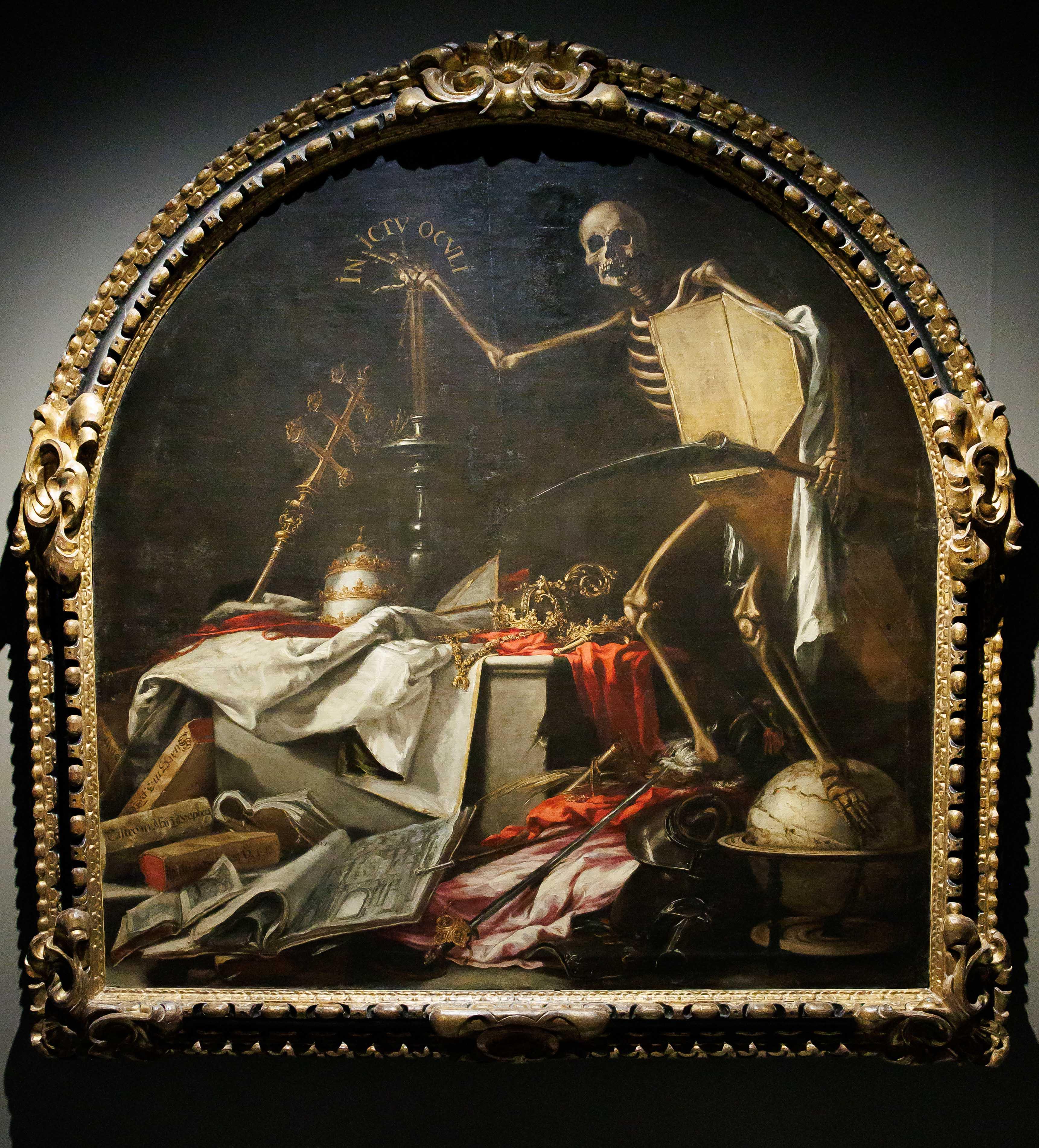 Una de las obras de Valdés Leal que forma parte de la exposición.