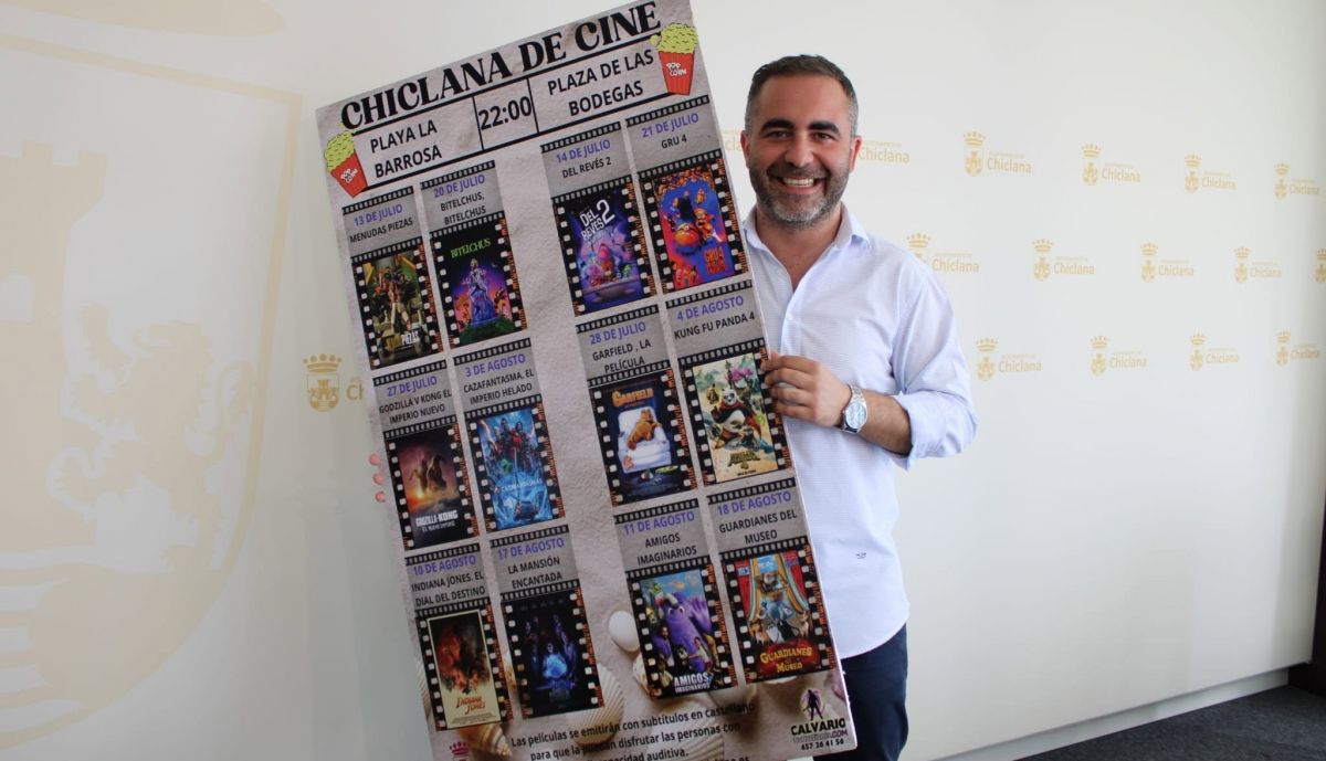 Presentación del cine de verano en Chiclana