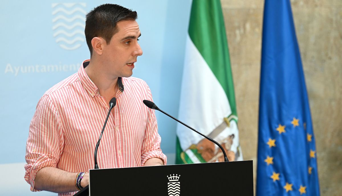 El delegado Jaime Espinar, durante una rueda de prensa.