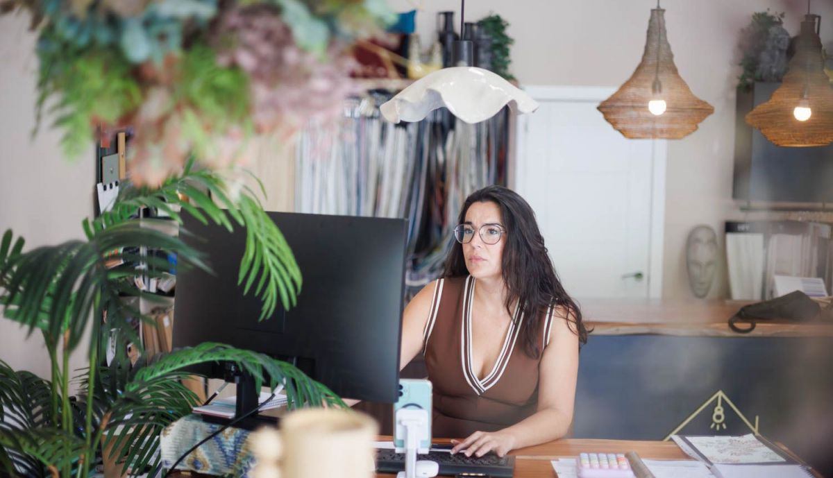 La jerezana se dedica a diseñar espacios acogedores.