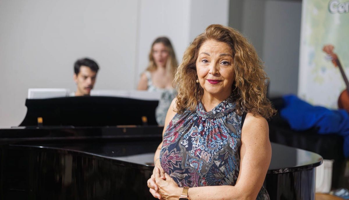 Rosa María de Alba, soprano y catedrática de Canto. MANU GARCÍA
