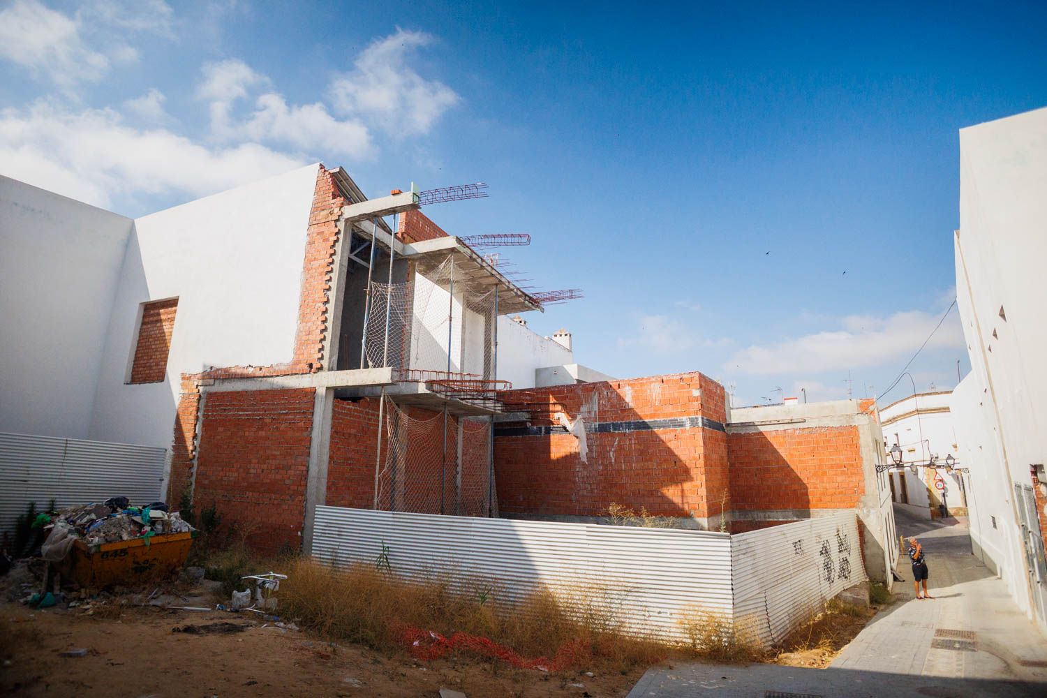 Obras en el Museo del Flamenco de Andalucía de la plaza Belén de Jerez.
