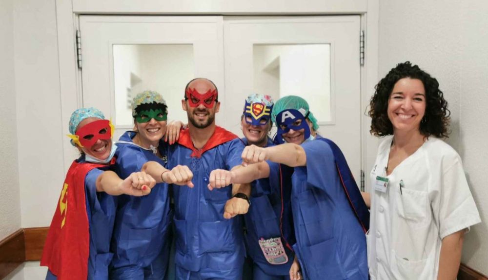 Una imagen de la gran iniciativa en el Hospital El Tomillar.