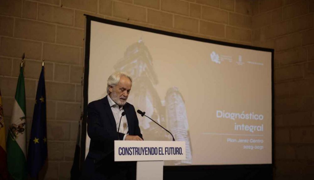 Agustín Muñoz, durante el acto.