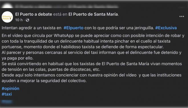 En redes se han hecho eco del suceso.