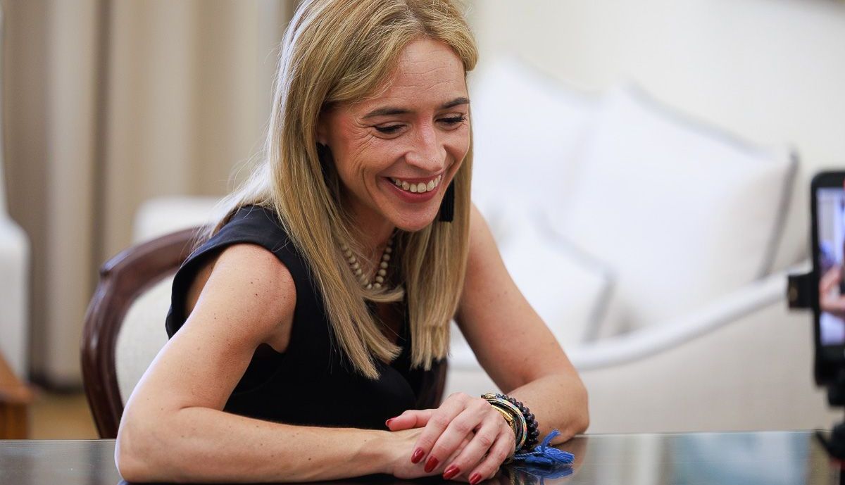 Almudena Marínez , presidenta diputación  08