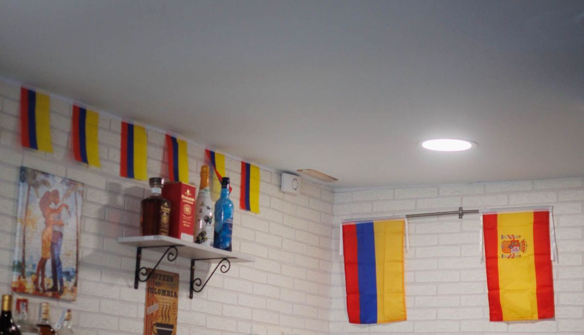 Detalle de la decoración de La Champeta.