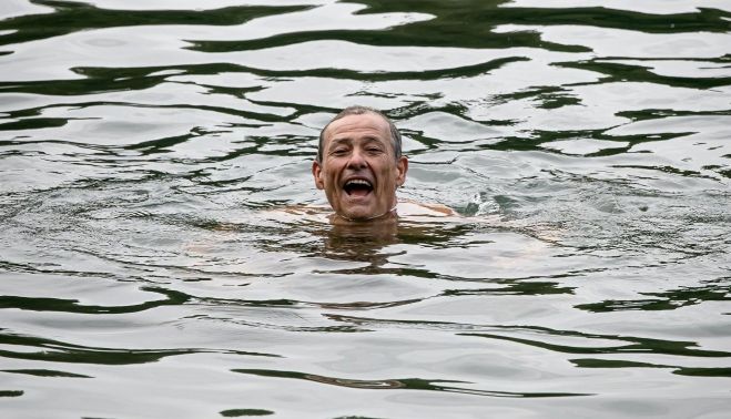 Andrés de Jerez, en una imagen de archivo, no perdía la sonrisa ni con el agua al cuello.