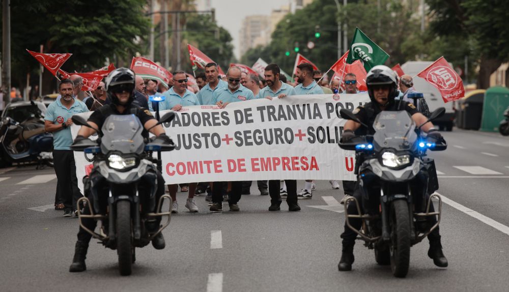 Huelga de autobuses Cádiz
