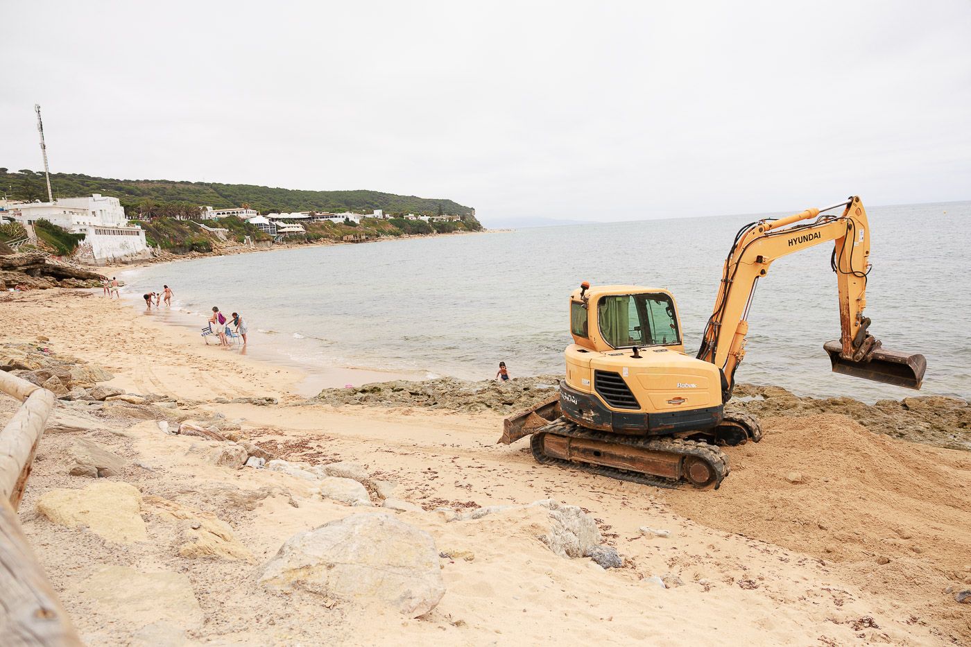 Playa de Los Caños en una imagen de este verano.