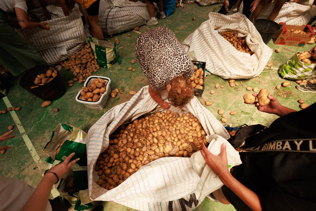 Agricultor Solidario: Dona 26.000 Kilos de Papas