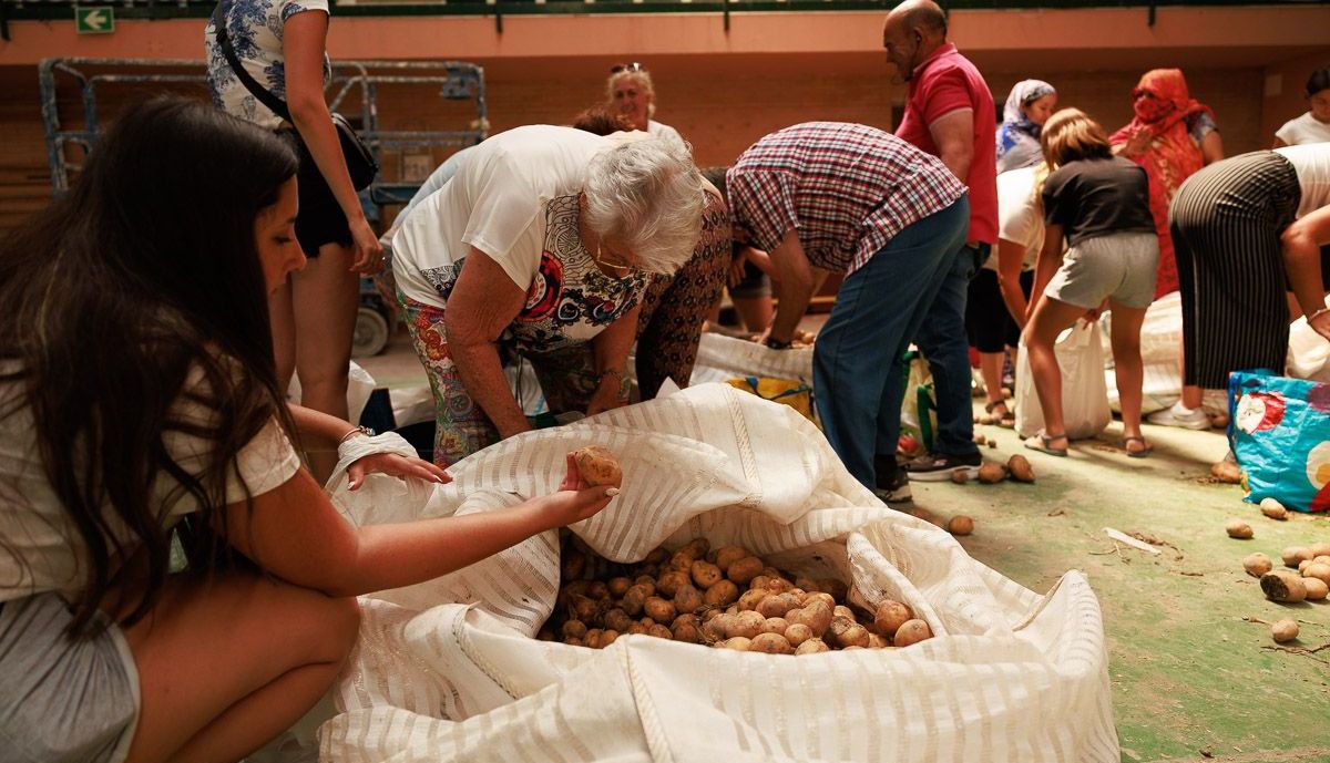 Agricultor Solidario: Dona 26.000 Kilos de Papas